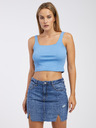 Pieces Blaues Damen-Basic-Tank-Top Pieces Nukisa