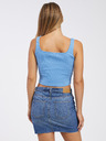 Pieces Blaues Damen-Basic-Tank-Top Pieces Nukisa