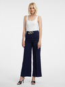 Orsay Dunkelblaue ORSAY Damen-Weitbeinhose