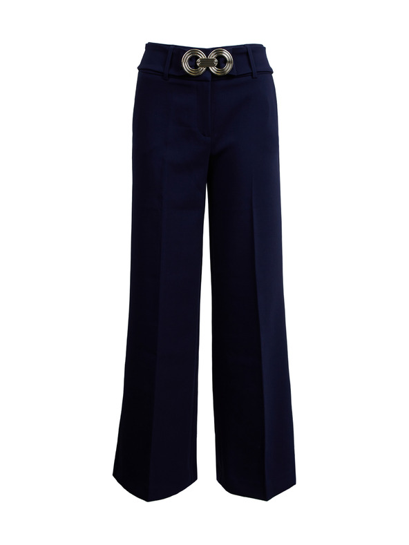 Orsay Dunkelblaue ORSAY Damen-Weitbeinhose