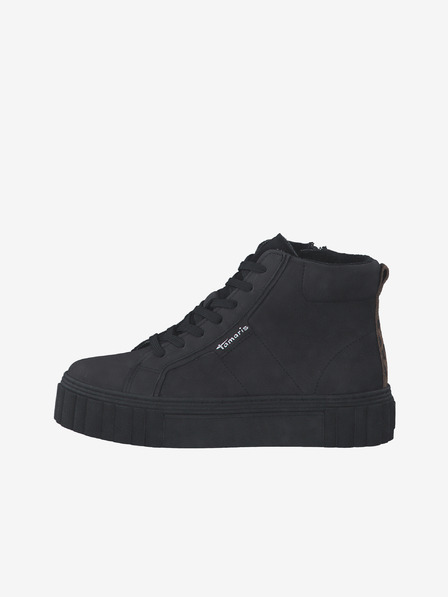 Tamaris Schwarze Damen-Sneakers mit Knöchel Tamaris