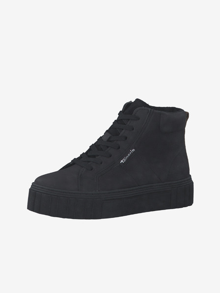Tamaris Schwarze Damen-Sneakers mit Knöchel Tamaris