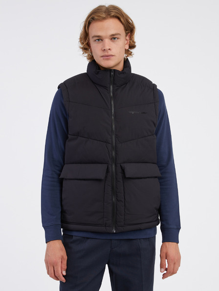 Jack & Jones Schwarze Herren Jack & Jones Vester Steppjacke Jack & Jones Winterjacke