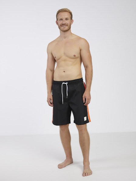 Diesel Diesel Herren Schwarz Flared Shorts
