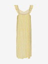 Jacqueline de Yong JDY Starr gelb gemustertes Midikleid mit Riemchen