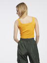 Pieces Orangefarbenes Damen-Basic-Tank-Top Pieces Nukisa