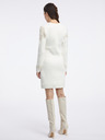 Orsay Cremefarbenes Damen-Pulloverkleid ORSAY