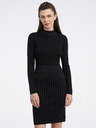 Orsay Schwarzes Damen-Pulloverkleid ORSAY