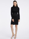 Orsay Schwarzes Damen-Pulloverkleid ORSAY