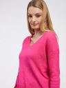 Jacqueline de Yong Dunkelrosa Damenpullover JDY Elanora