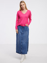 Jacqueline de Yong Dunkelrosa Damenpullover JDY Elanora