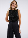 Orsay Schwarzer Damen Jumpsuit mit Pailletten ORSAY