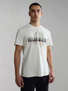 Napapijri Cremefarbenes NAPAPIJRI Iceberg T-Shirt für Herren
