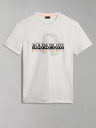 Napapijri Cremefarbenes NAPAPIJRI Iceberg T-Shirt für Herren