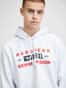 Diesel Weißer Herren-Kapuzenpullover Diesel Girk