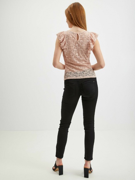 Orsay Hellrosa Damen-Spitzenbluse ORSAY
