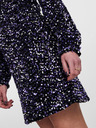 Pieces Schwarzes Damen Paillettenkleid Pieces Kam