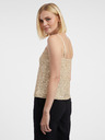 Orsay Goldfarbenes Pailletten-Top für Damen ORSAY