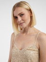 Orsay Goldfarbenes Pailletten-Top für Damen ORSAY