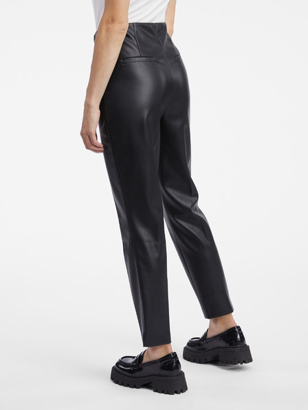 Orsay Schwarze Damen Lederhose ORSAY