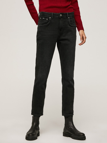 Pepe Jeans Schwarze Mom Fit Jeans für Damen von Pepe Jeans Violet