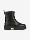 Geox Schwarze Damen Winterstiefelette aus Leder Geox Spherica