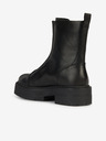 Geox Schwarze Damen Winterstiefelette aus Leder Geox Spherica