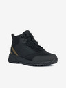 Geox Schwarze Herren-Turnschuhe mit Lederdetails Geox Sterrato