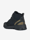 Geox Schwarze Herren-Turnschuhe mit Lederdetails Geox Sterrato