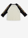 Vans Weißes und schwarzes Langarmshirt für Mädchen VANS