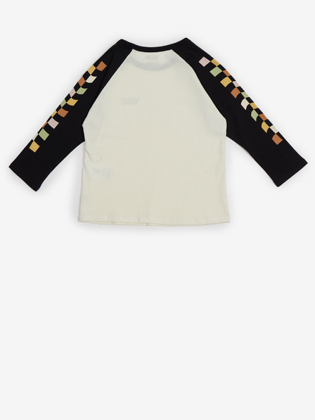 Vans Weißes und schwarzes Langarmshirt für Mädchen VANS