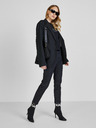 Karl Lagerfeld Schwarzes Damen-T-Shirt mit Schulterpolstern KARL LAGERFELD