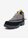 Diesel Diesel Herrenstiefeletten aus grauem und schwarzem Leder