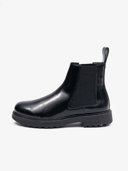 Diesel Diesel Schwarze Herren Lederstiefeletten