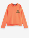 Scotch & Soda Orangefarbenes Damen-Sweatshirt Scotch & Soda