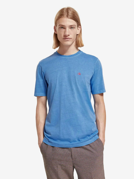 Scotch & Soda Blaues Herren-T-Shirt Scotch & Soda