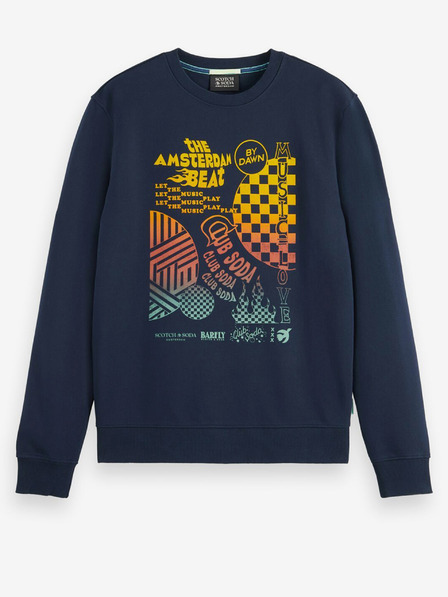 Scotch & Soda Blaues Herren Scotch & Soda Sweatshirt