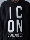 DSQUARED2 Schwarzer Herren-Kapuzenpullover DSQUARED2