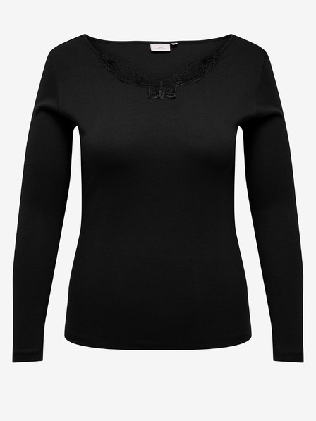 ONLY CARMAKOMA Schwarzes Damen T-Shirt mit langen Ärmeln ONLY CARMAKOMA New Kira