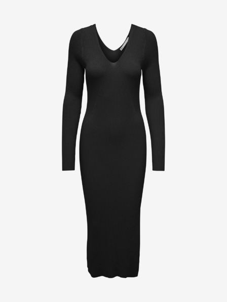 ONLY Schwarzes ONLY Julie Pullover-Midikleid für Damen