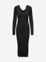 ONLY Schwarzes ONLY Julie Pullover-Midikleid für Damen