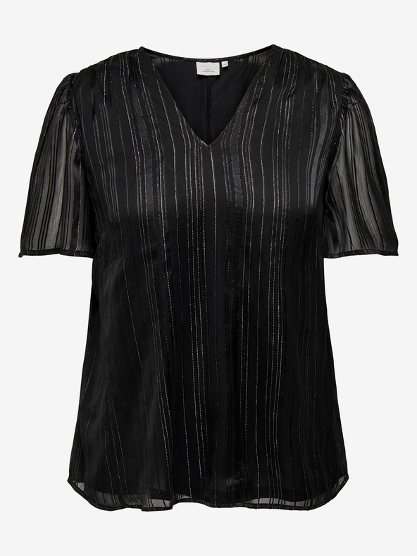 ONLY CARMAKOMA Schwarze Damenbluse ONLY CARMAKOMA Romana