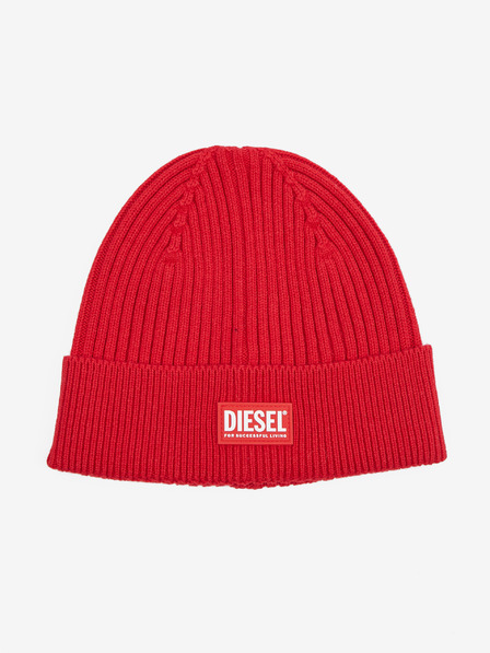 Diesel Rote Unisex-Wollmütze Diesel