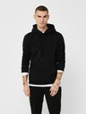 ONLY & SONS Dunkelblauer Basic-Kapuzenpullover für Herren ONLY & SONS Ceres