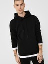 ONLY & SONS Dunkelblauer Basic-Kapuzenpullover für Herren ONLY & SONS Ceres