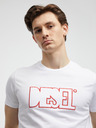 Diesel Weißes Herren-T-Shirt DIESEL T-Diegos-B8 Maglietta