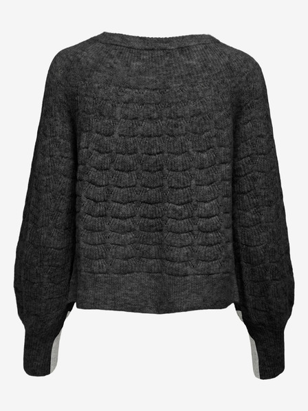 Jacqueline de Yong Dunkelgrauer Damenpullover JDY Noora