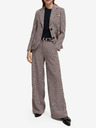 Scotch & Soda Beige gemusterte Damenhose aus Wollmischung Scotch & Soda