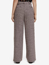 Scotch & Soda Beige gemusterte Damenhose aus Wollmischung Scotch & Soda