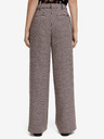 Scotch & Soda Beige gemusterte Damenhose aus Wollmischung Scotch & Soda